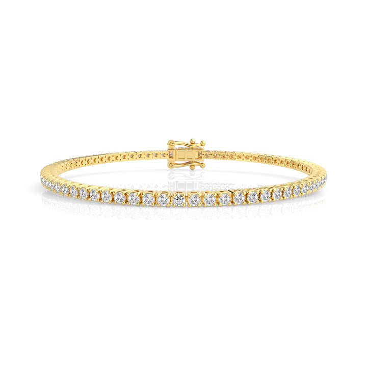 Louis Thompson Upington Tennis Bracelet 9k Gold with 2.00ct Lab Diamond