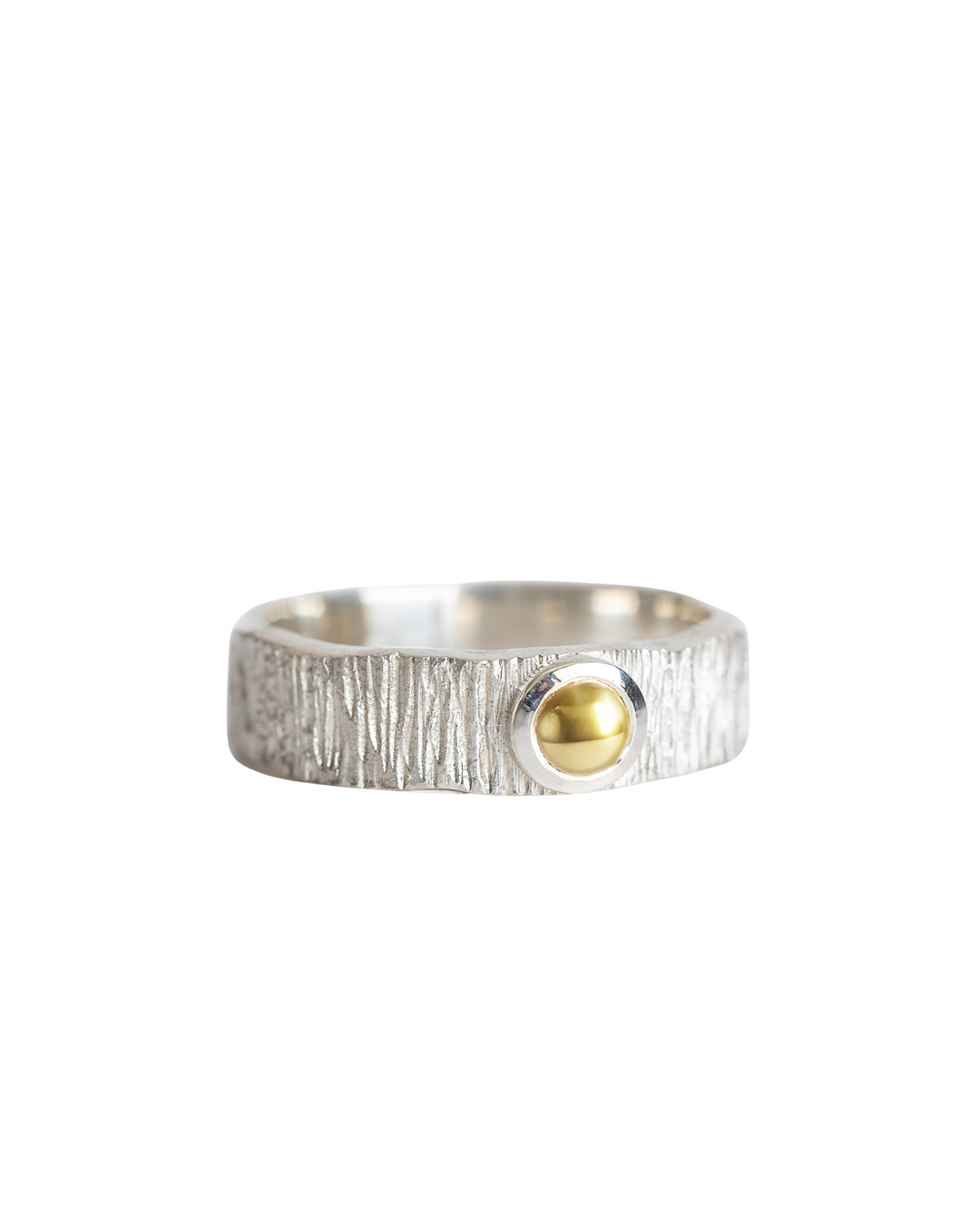 Made of Gold Sterling Silver & 18k Gold Matai Ring Gold N