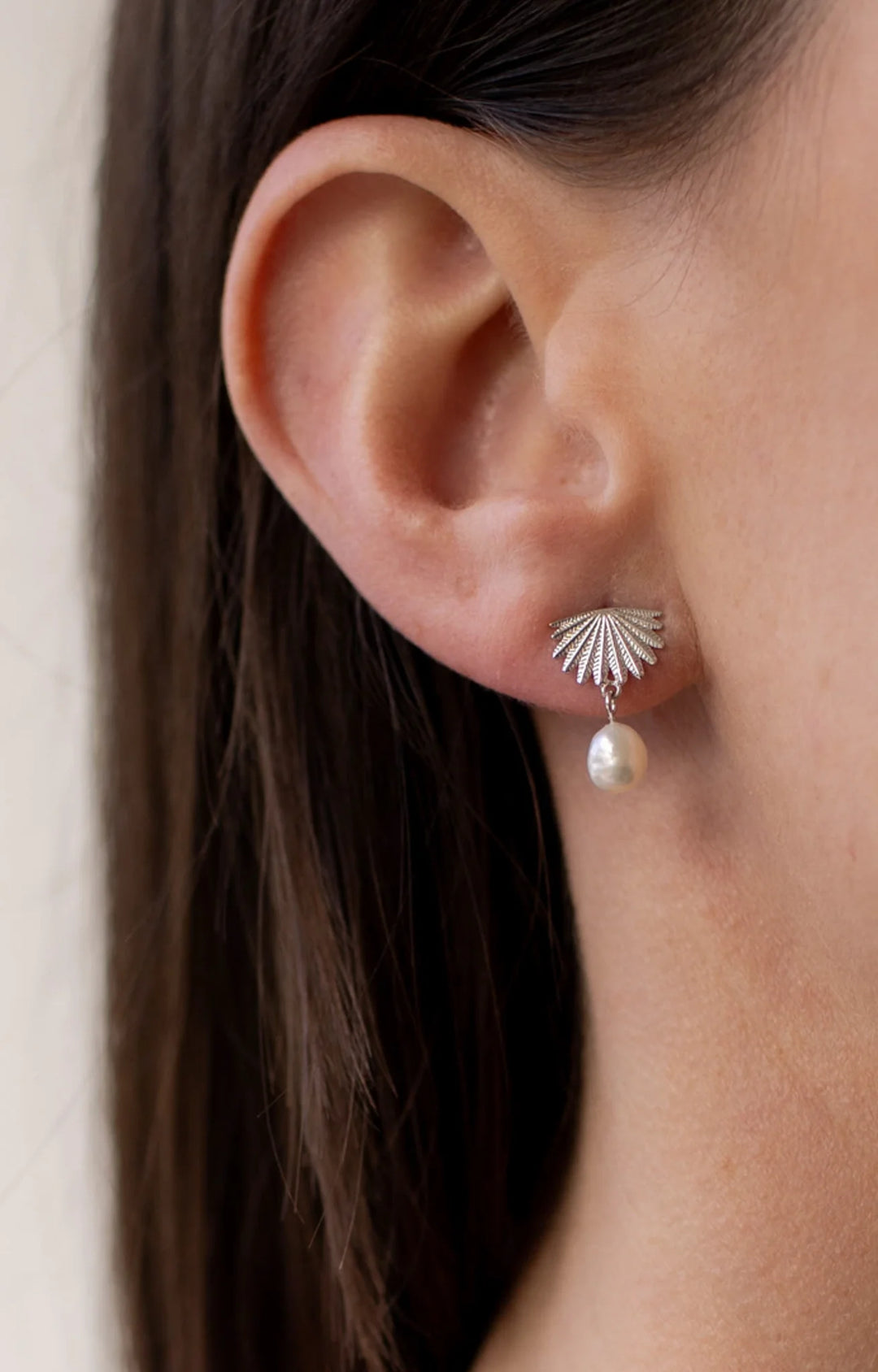 Boh Runga Fantail Pearl Studs