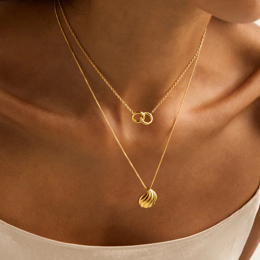 Najo Embrace Gold Necklace (42cm+ext)