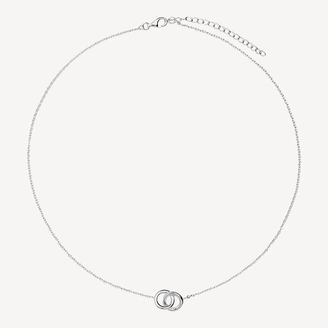 Najo Embrace Silver Necklace (42cm+ext)
