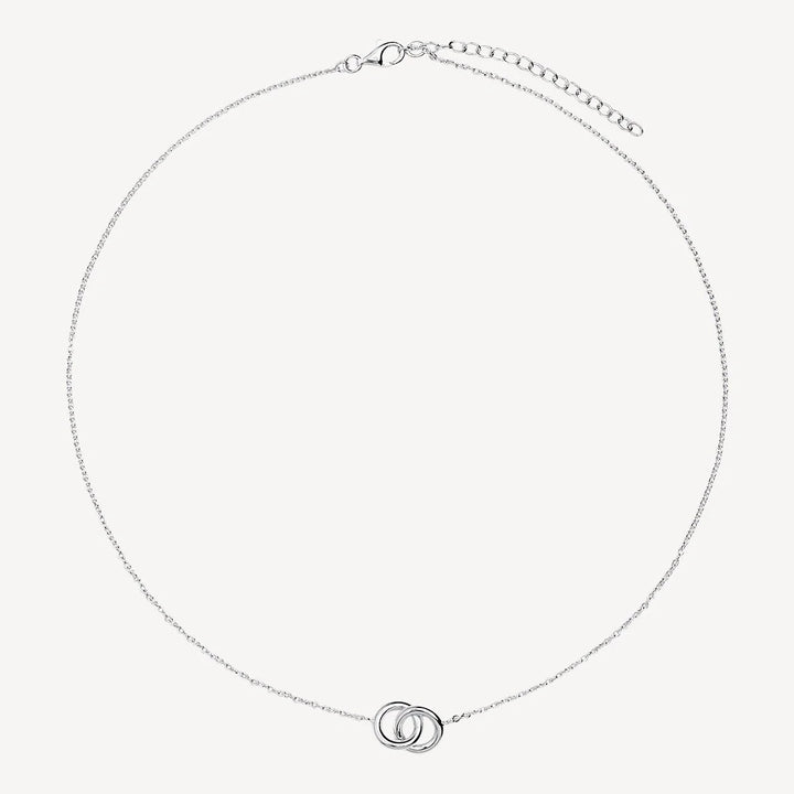 Najo Embrace Silver Necklace (42cm+ext)