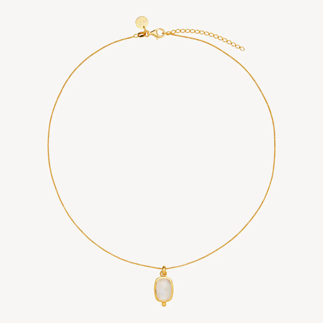 Najo Fleur Rainbow Moonstone Necklace