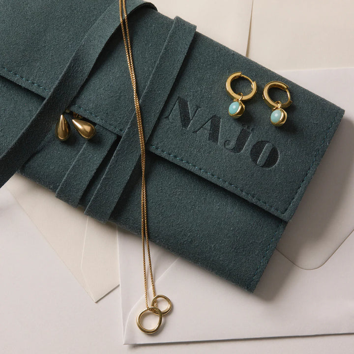 Najo Whisper Gold Plated 45cm Necklace (+5cm extension)