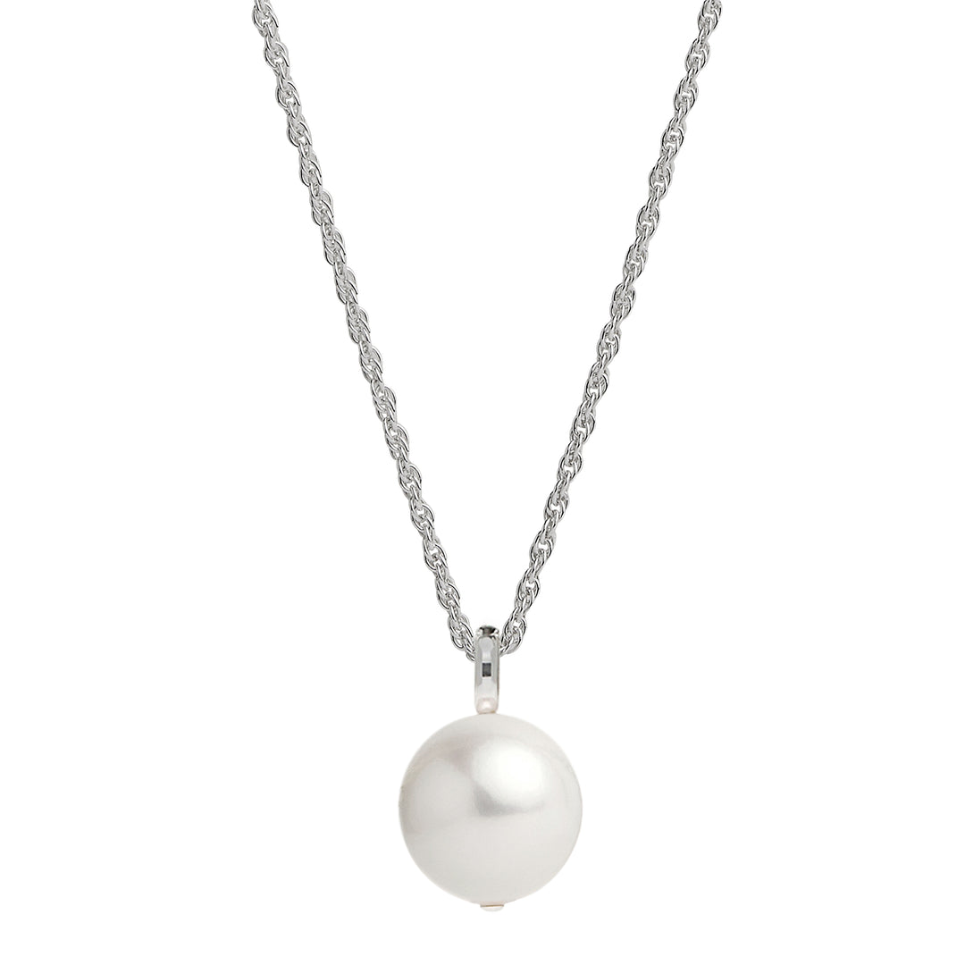 Najo Paradise Silver Pearl 45cm Necklace (+5cm extension)