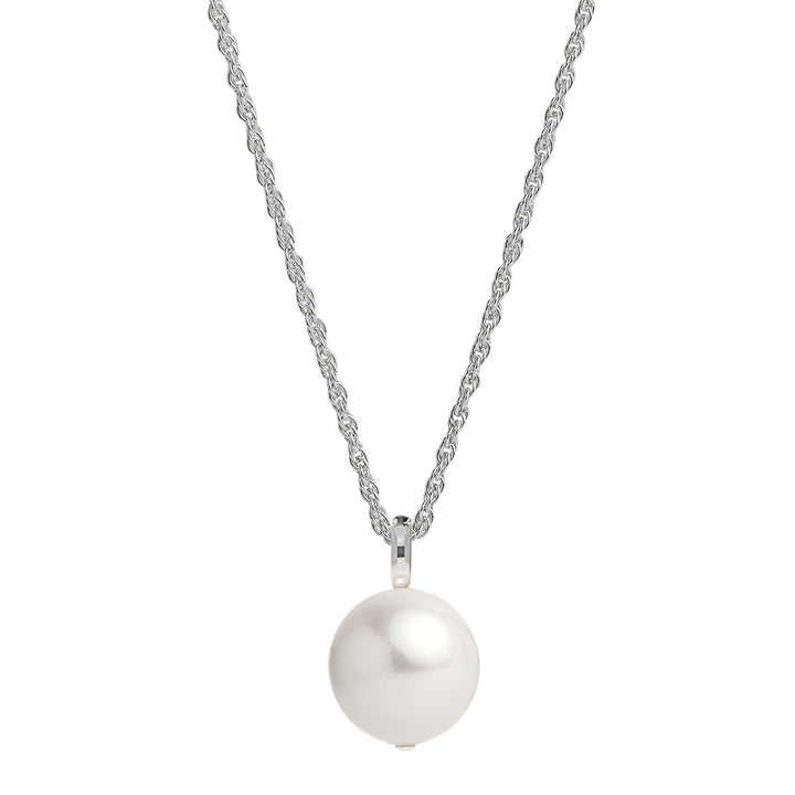 Najo Paradise Silver Pearl 45cm Necklace (+5cm extension)