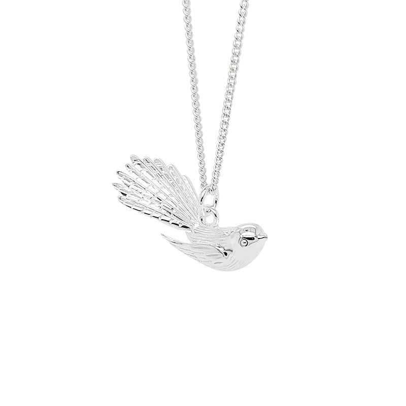 Memento Piwakawaka Silver Necklace
