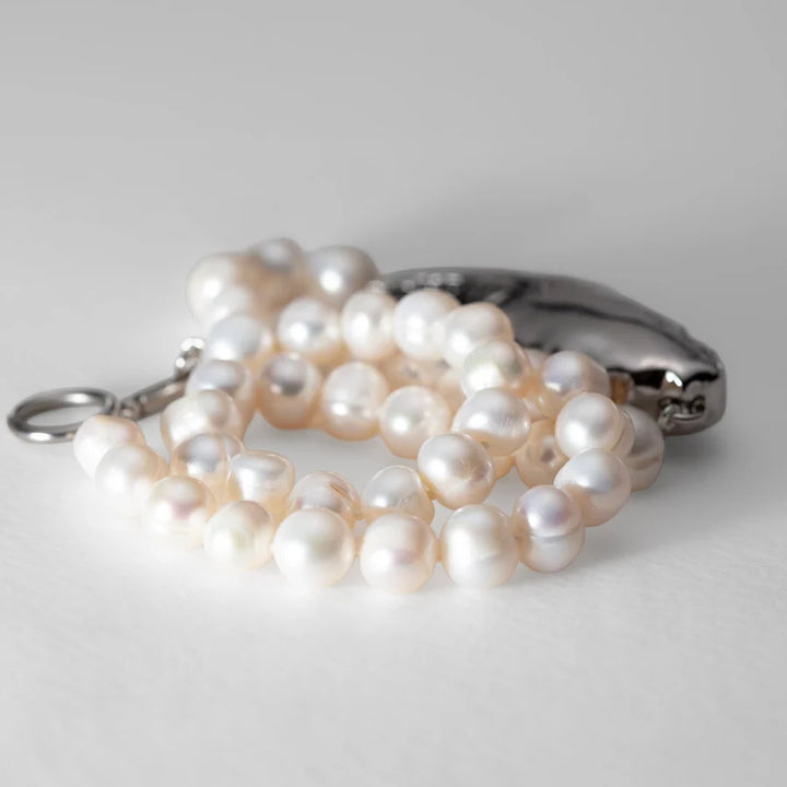 Nick Von K Pinch Me Pearls Necklace