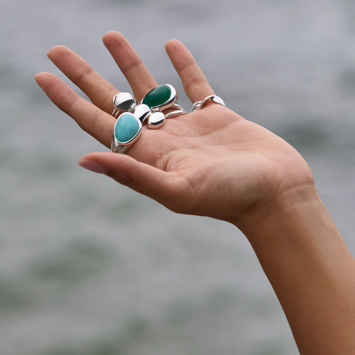 Najo Emergence Amazonite Ring