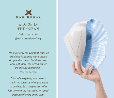 Boh Runga Silver Droplet Sleeper