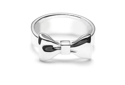 Stolen Silver Large Bow Ring