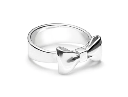 Stolen Silver Large Bow Ring