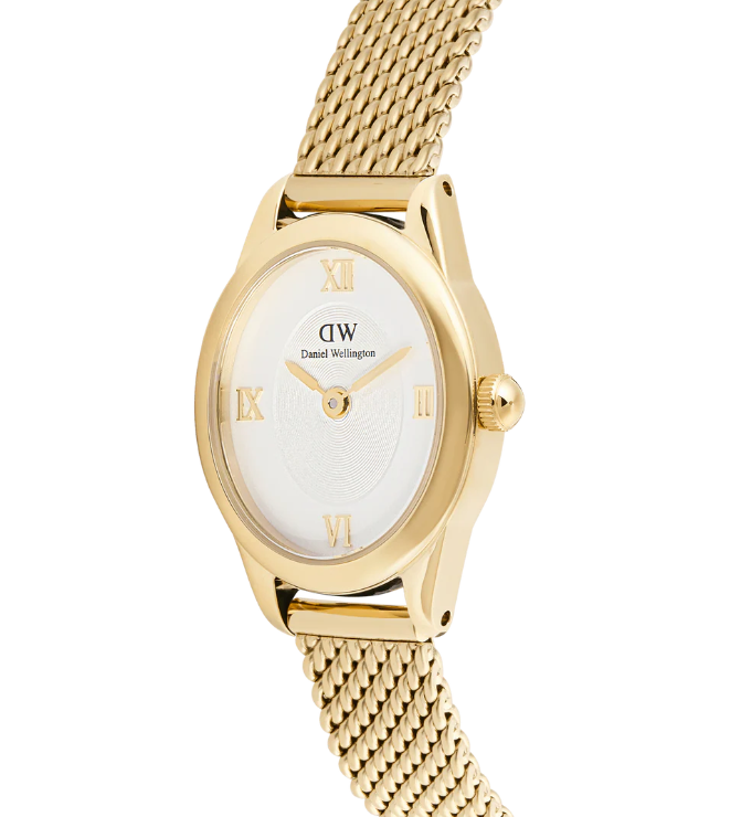 Daniel Wellington Ophelia Mini Mesh White Gold