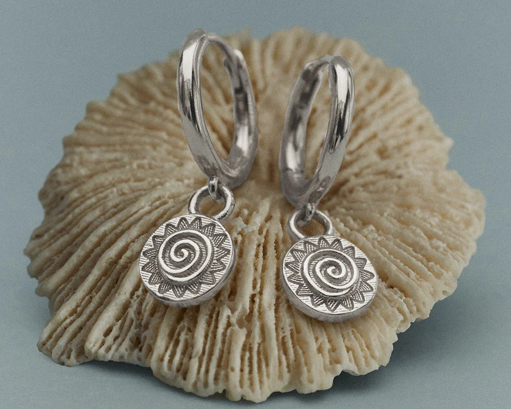Kirstin Ash Solara Hoops Sterling Silver