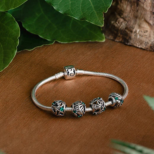 Evolve Silver Fern (Treasured) with CZ Charm