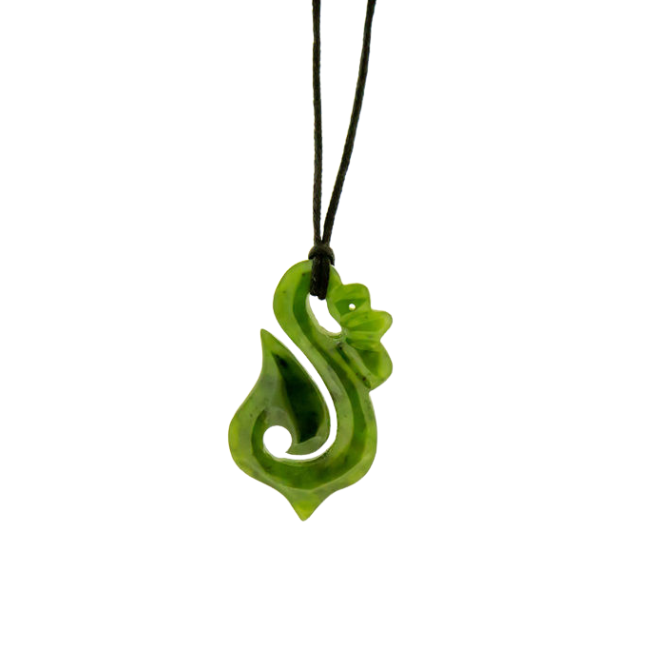 Jade Pendant - Manaia 40mm