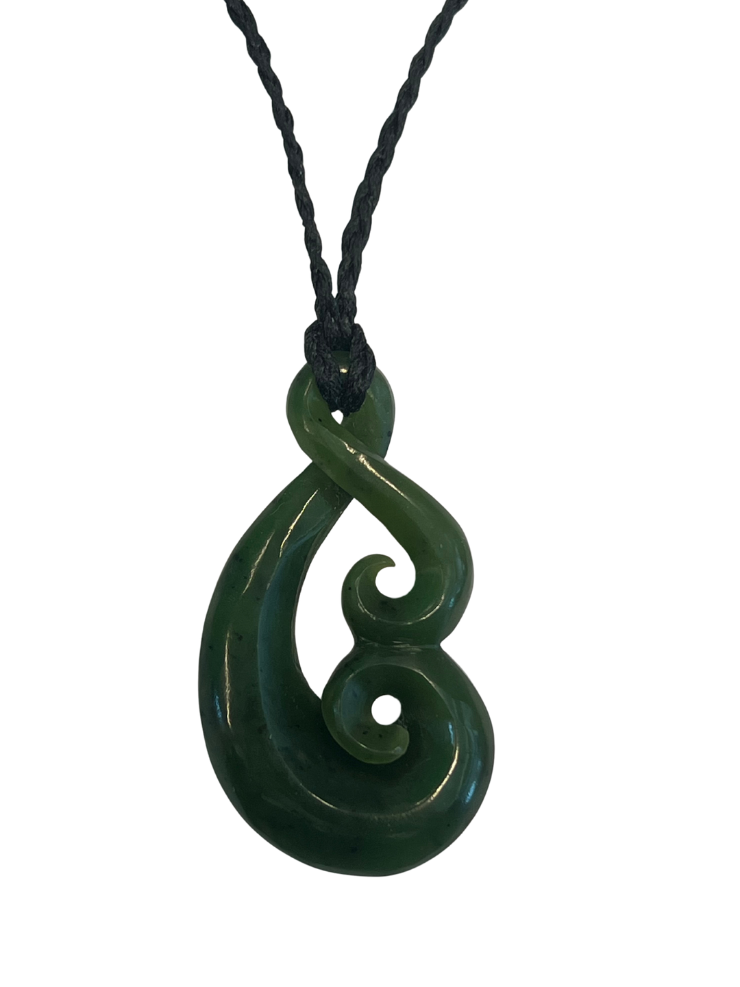 NZ Greenstone Kumara / Twist with Double Koru