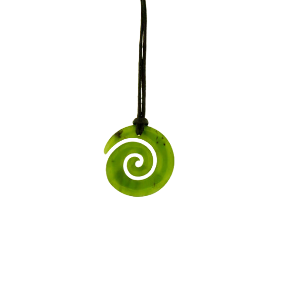 Jade Pendant - Koru 25mm