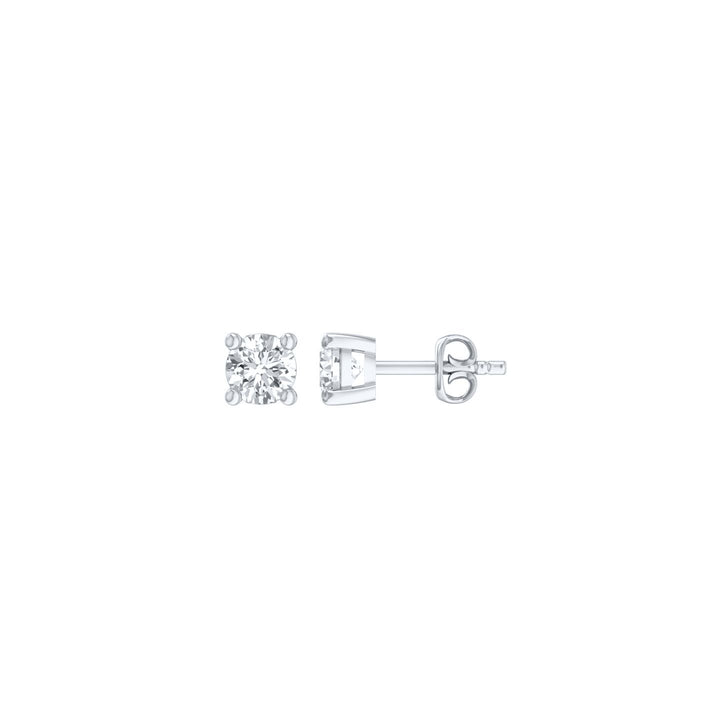 Louis Thompson Andenne Earrings 9k White Gold with 0.50ct Lab Diamond