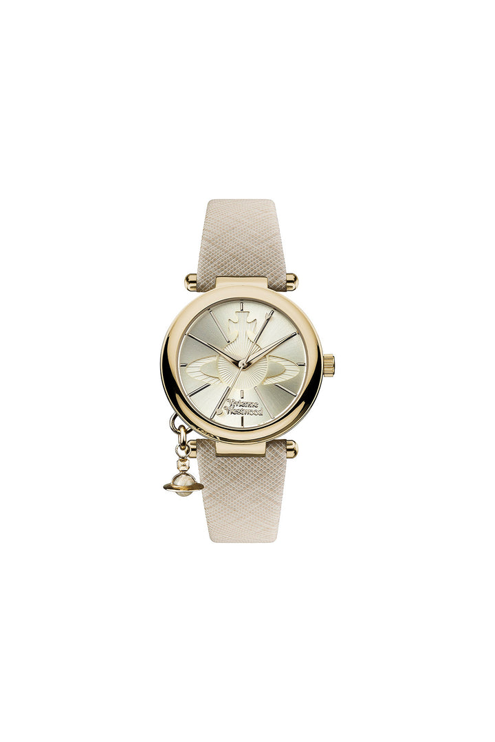 Vivienne Westwood Orb Pop Watch Cream Gold
