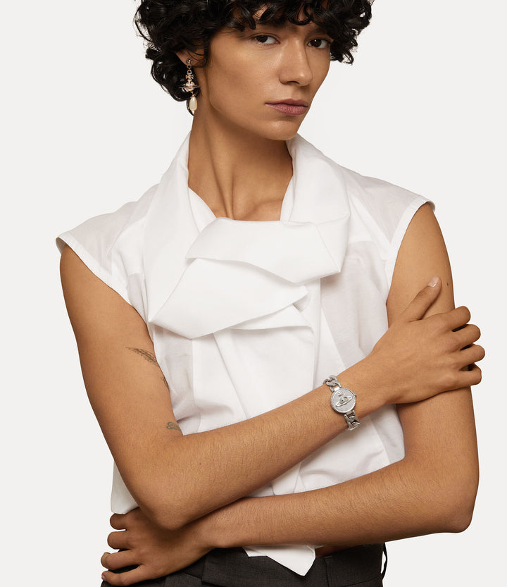 Vivienne Westwood Orb Button Silver Watch