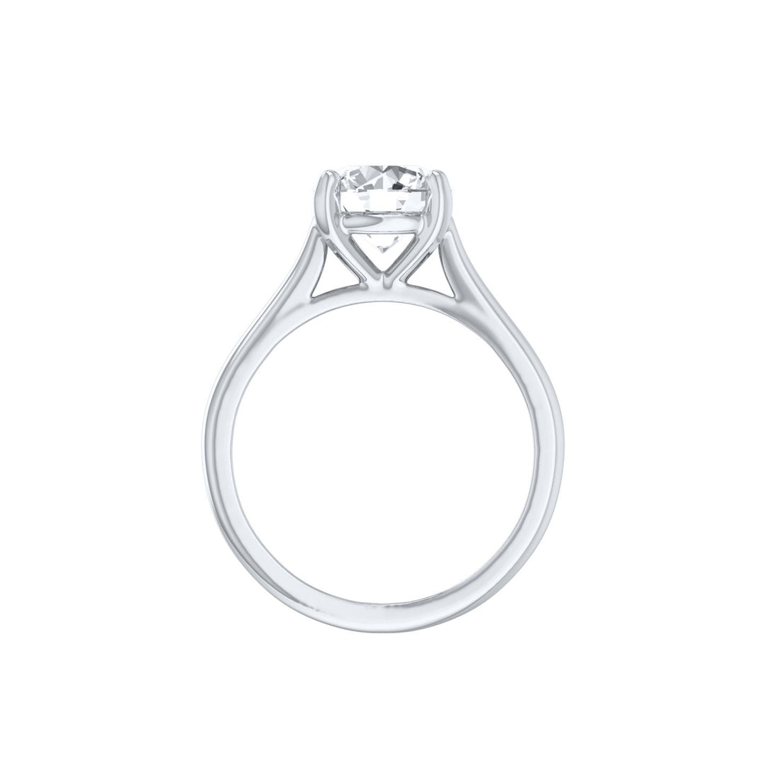 Louis Thompson Roeselare Ring 9k White Gold with 2.00ct Lab Diamond