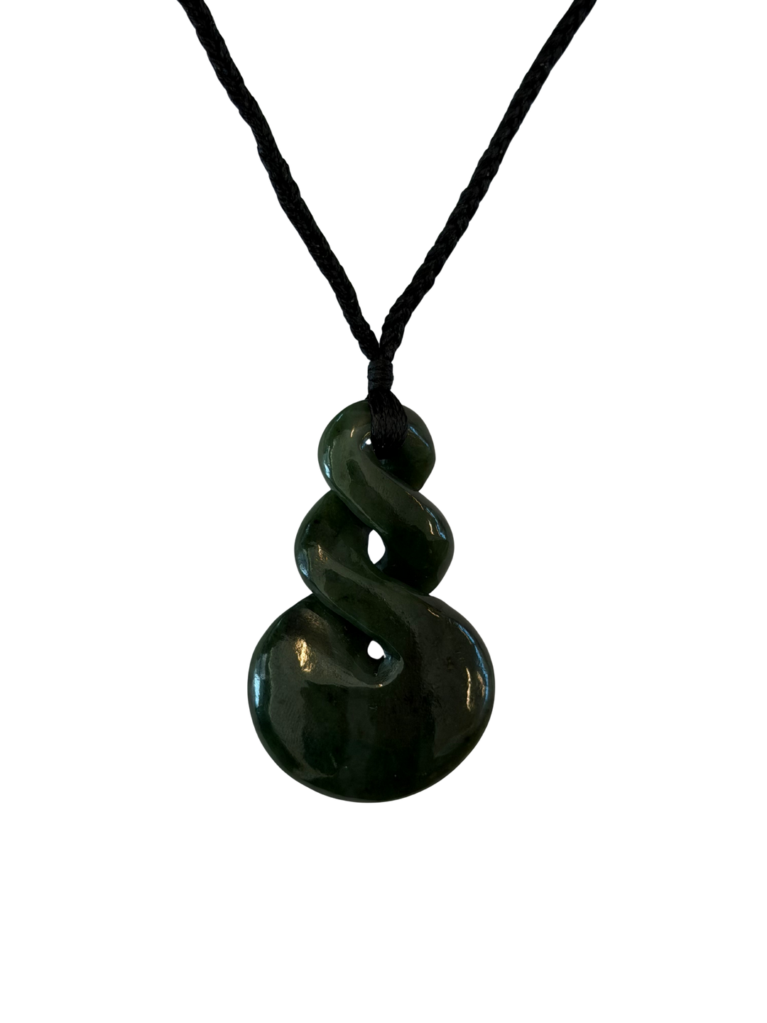 NZ Greenstone Double Kumara / Twist  60mm