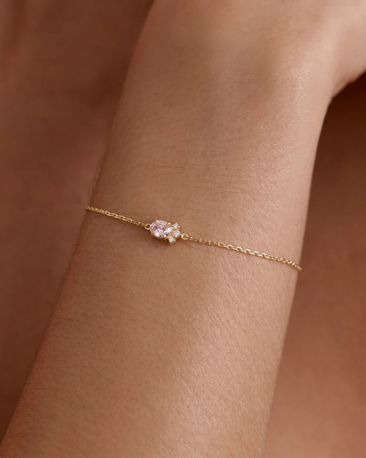 By Charlotte 18k Gold Vermeil Embrace Love Bracelet
