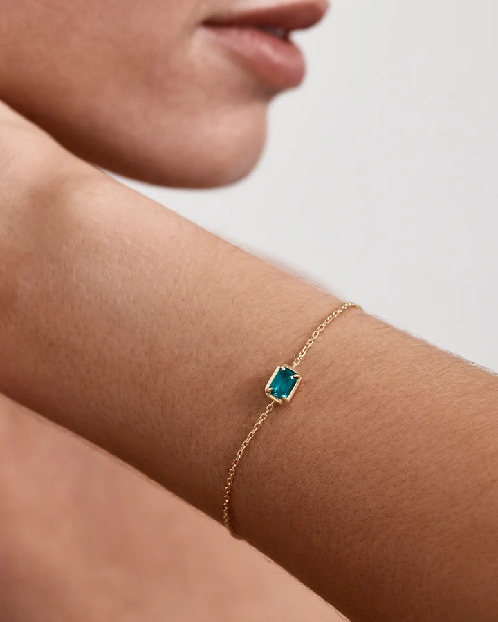 By Charlotte 18k Gold Vermeil Trust your Intuition Bracelet 19cm