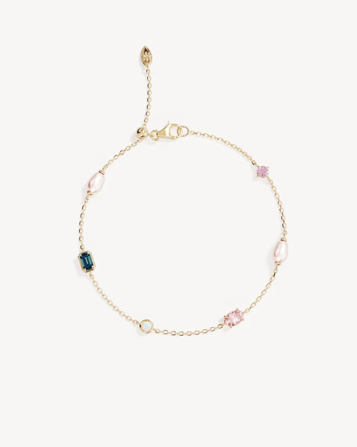 By Charlotte 18k Gold Vermeil You are Infinite Bracelet 19cm