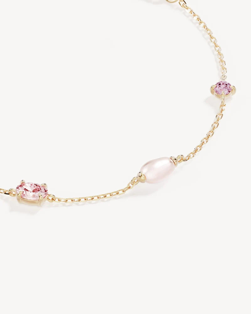 By Charlotte 18k Gold Vermeil You are Infinite Bracelet 19cm