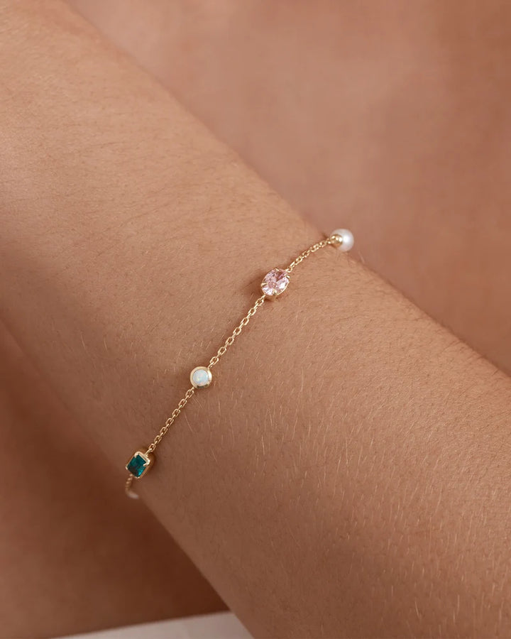 By Charlotte 18k Gold Vermeil You are Infinite Bracelet 19cm