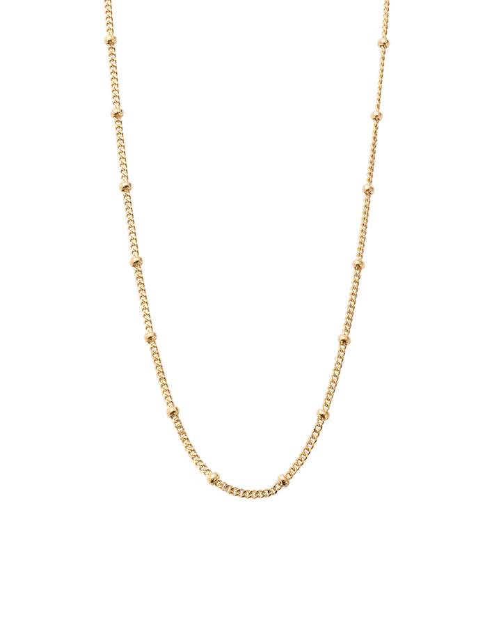 Kirstin Ash Gold Plated Ball Necklace Chain 16-18 inch