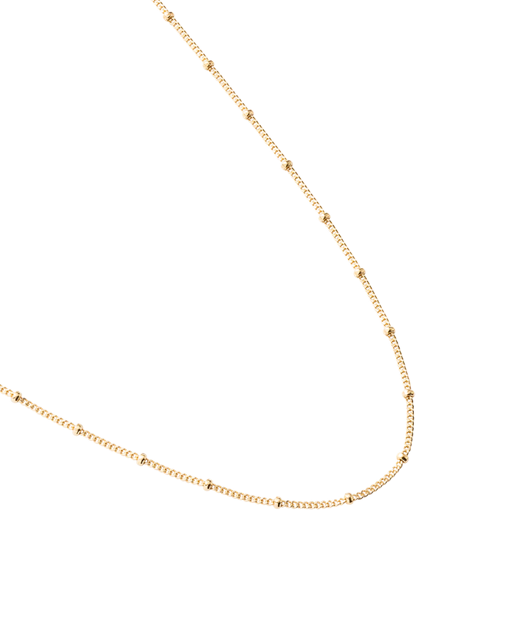 Kirstin Ash Gold Plated Ball Necklace Chain 16-18 inch