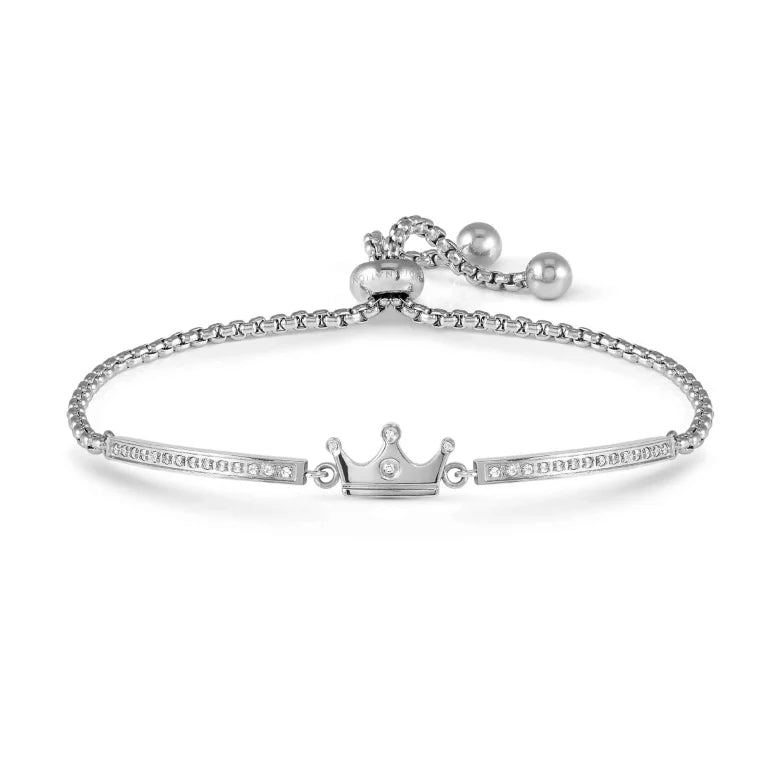 Nomination Milleluci Refined Bracelet in Stainless Steel & CZ Crown
