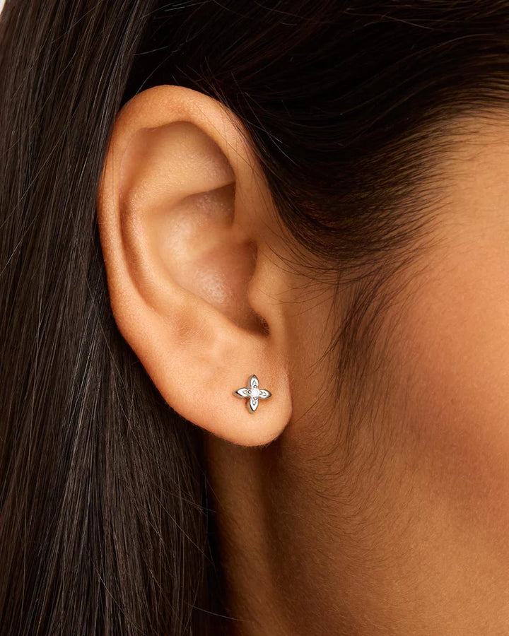 By Charlotte Sterling Silver Live in Light Stud Earrings