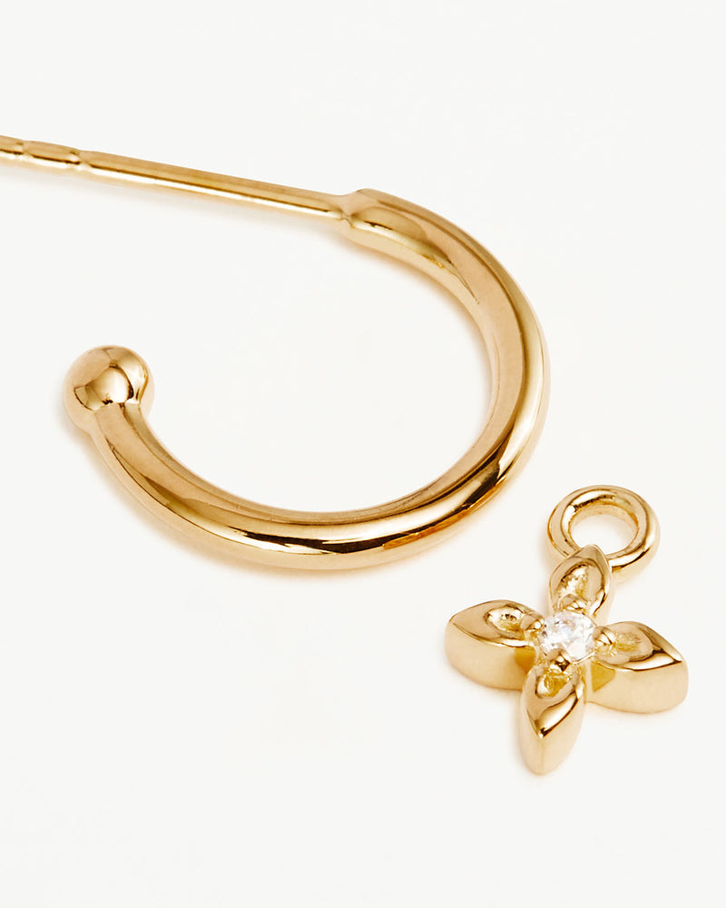 By Charlotte 18k Gold Vermeil Live in Light Hoop Earrings