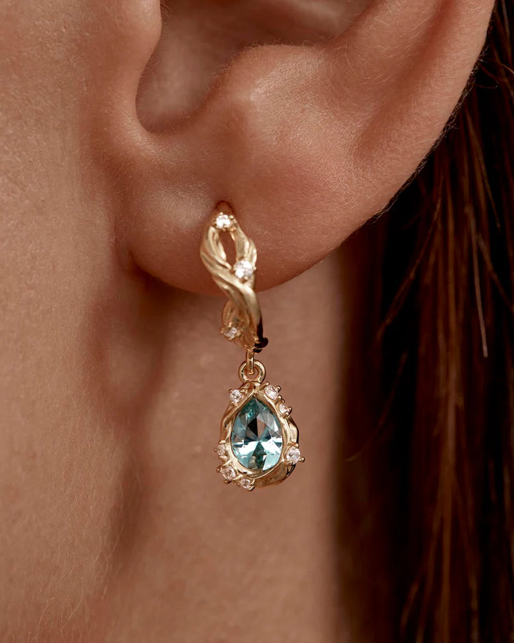By Charlotte 18k Gold Plated Dive Deeper Hoops