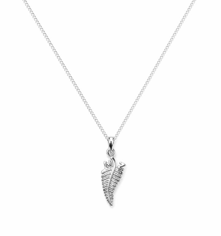 LT Sterling Silver NZ Fern Necklace