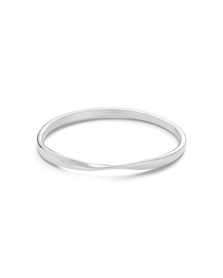 Kirstin Ash Fold Bangle Sterling Silver