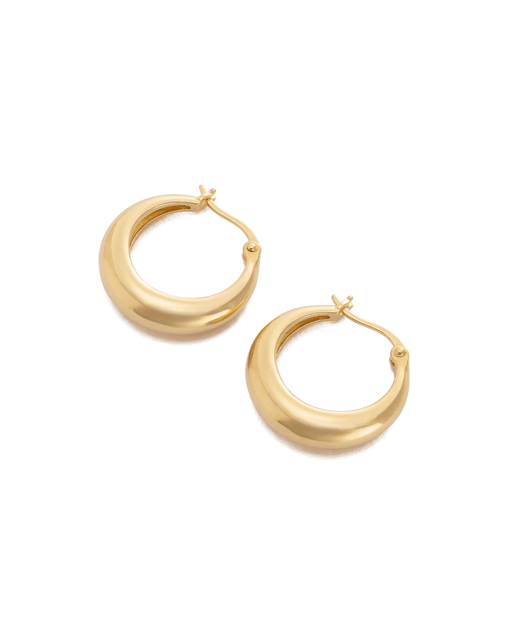 Kirstin Ash Glow Hoops 18ct Gold Plated