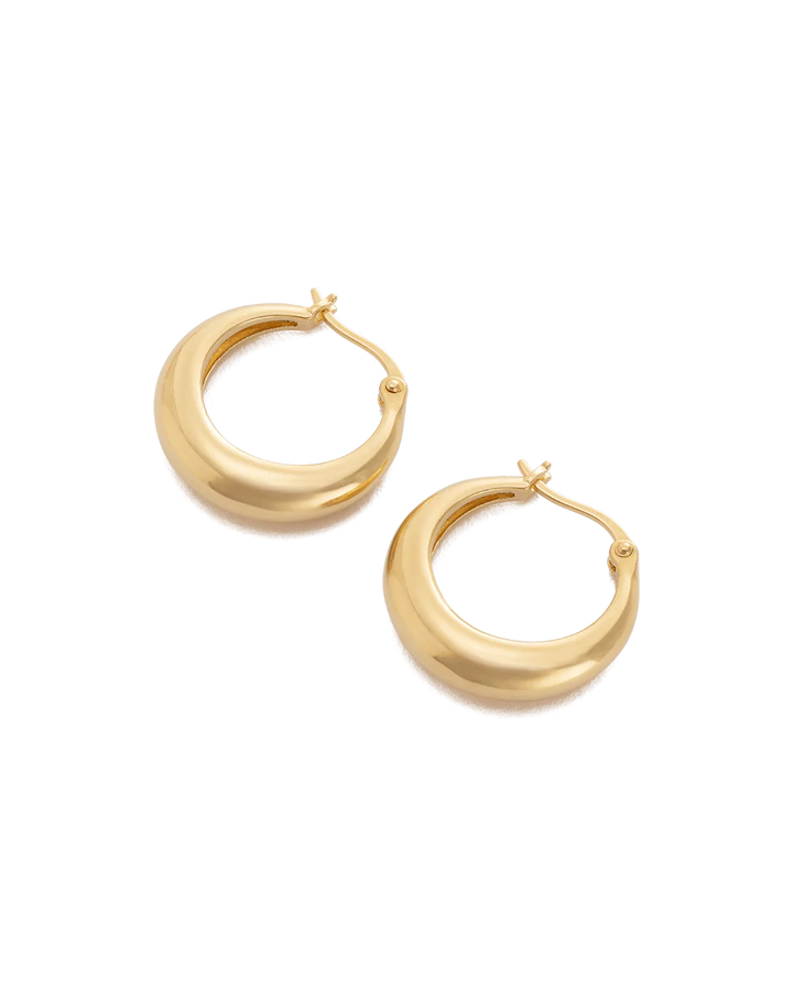 Kirstin Ash Glow Hoops 18ct Gold Plated