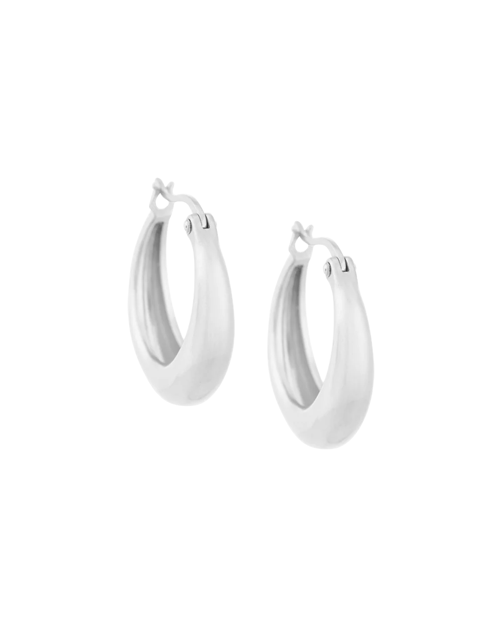 Kirstin Ash Glow Hoops Sterling Silver