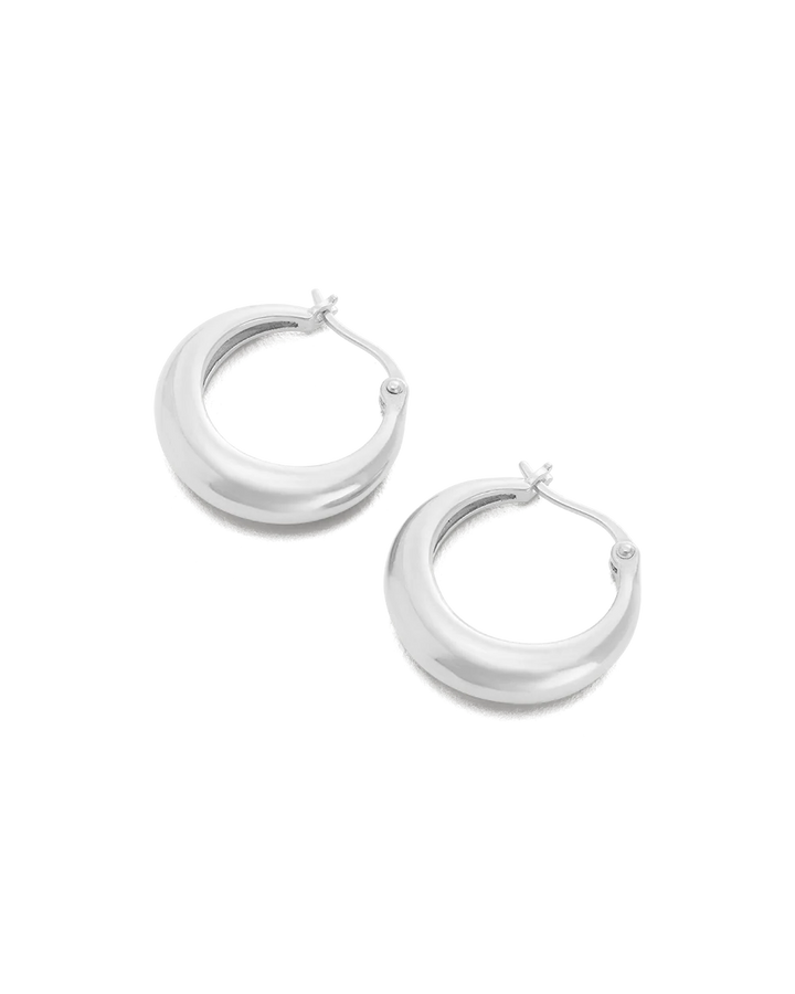 Kirstin Ash Glow Hoops Sterling Silver