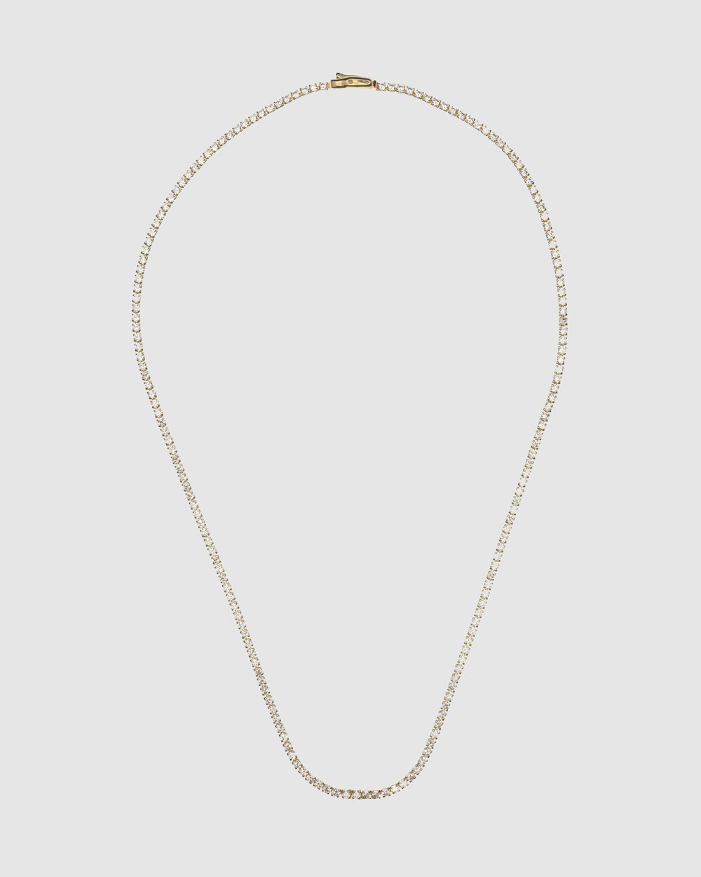 Georgini Sydney Soiree 2mm Tennis Necklace 42cm Gold