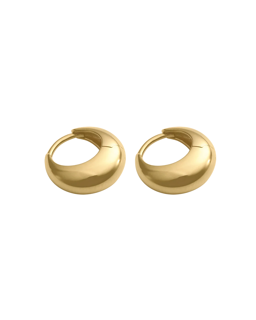 Kirstin Ash Indigo Small Hoops Gold Plated