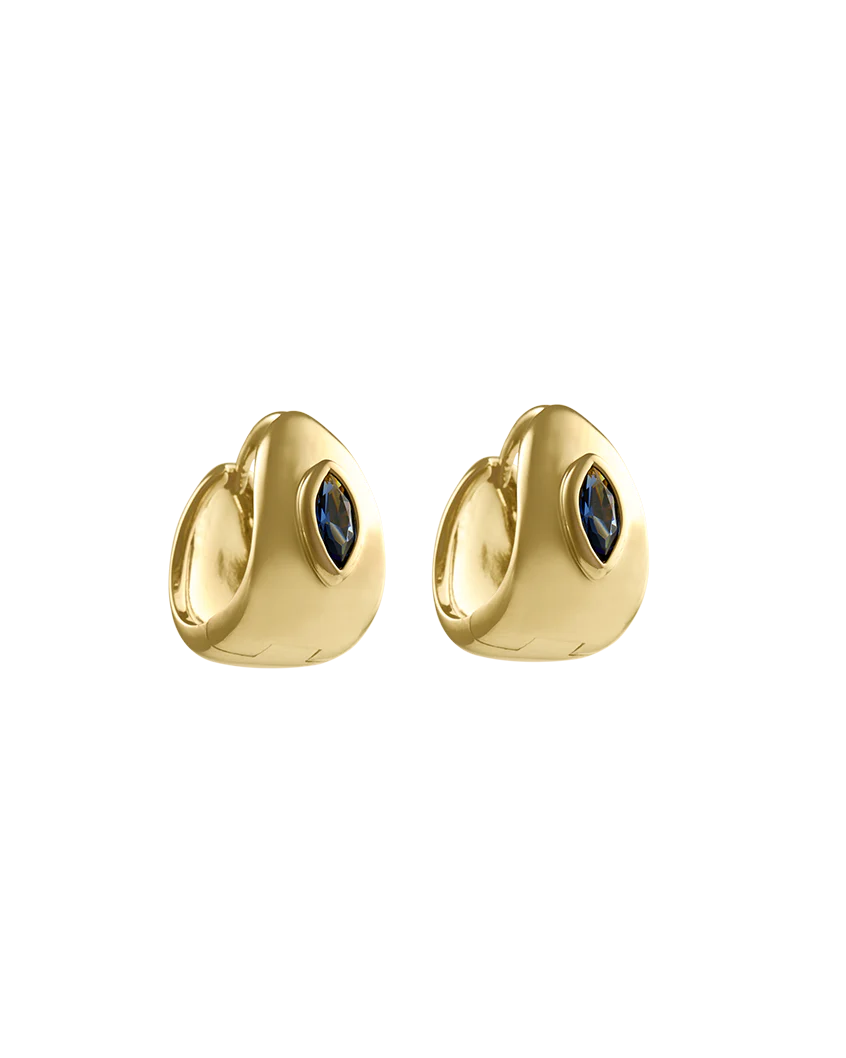 Kirstin Ash Ink Hoops Gold Plated