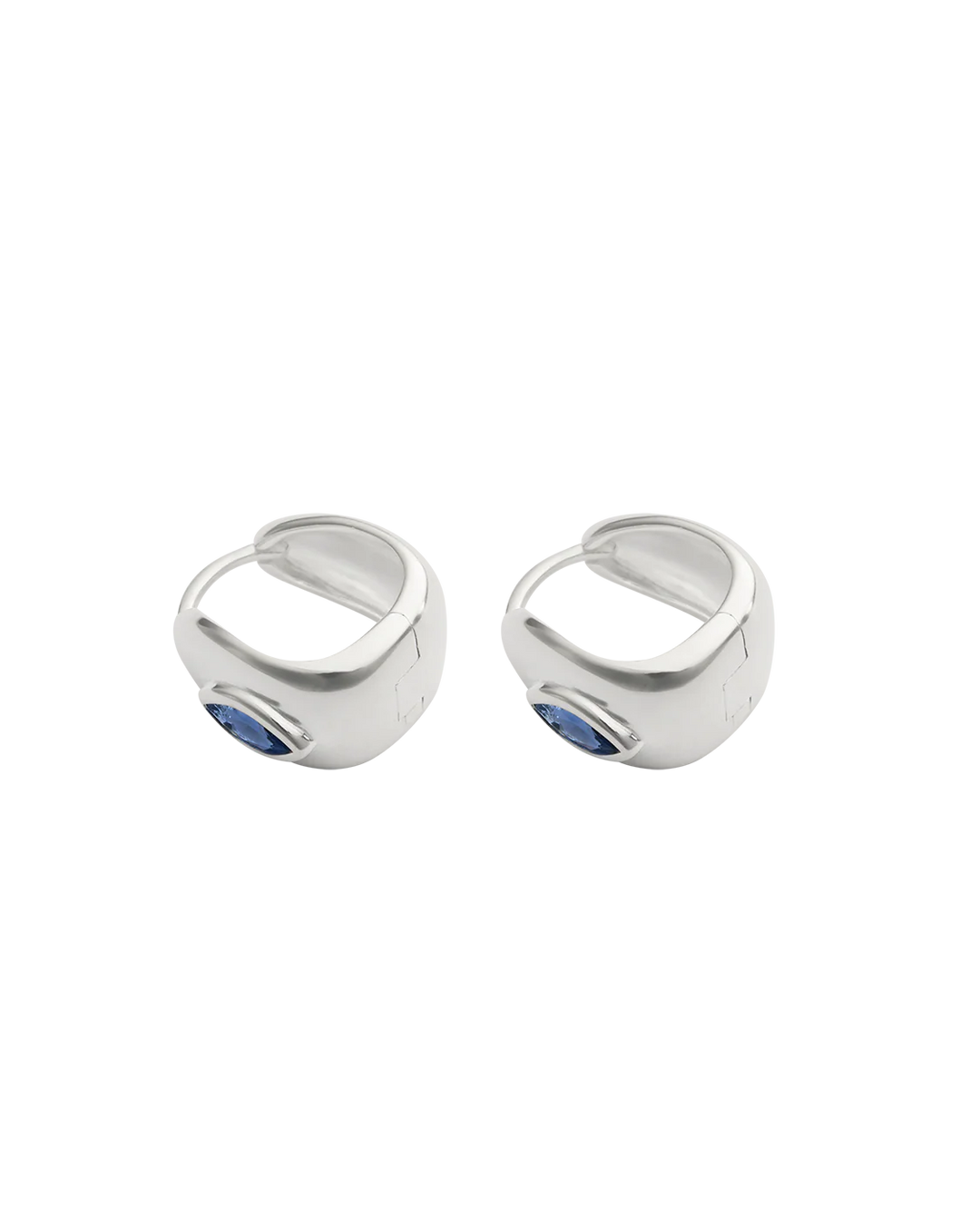 Kirstin Ash Ink Hoops Sterling Silver