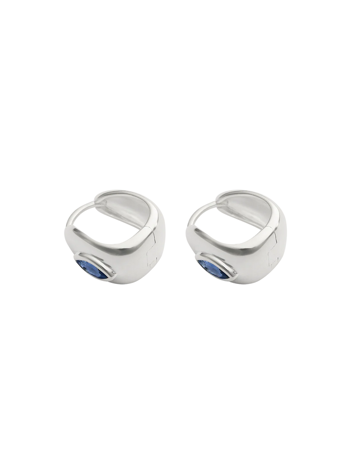 Kirstin Ash Ink Hoops Sterling Silver