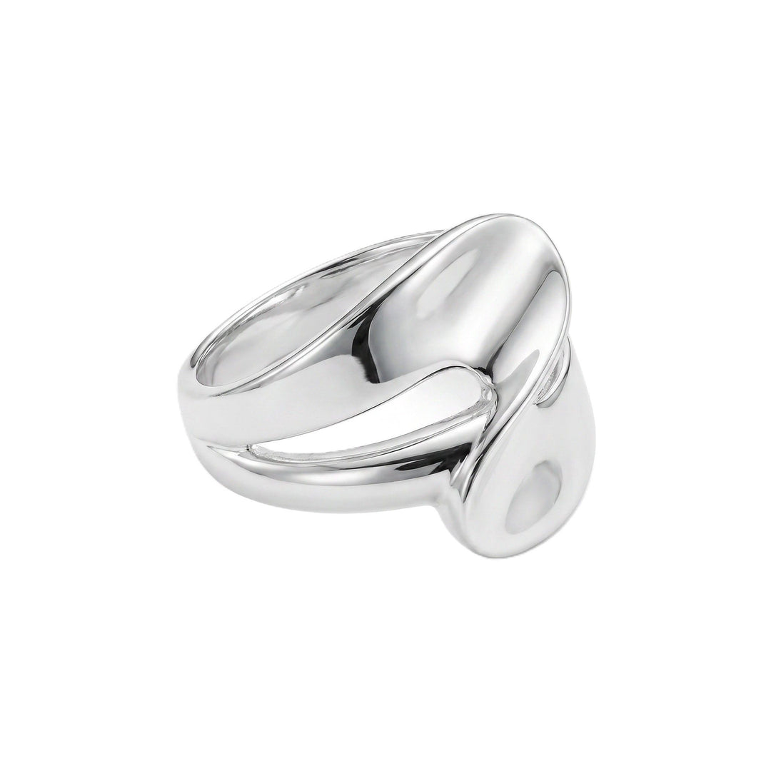 LT Sterling Silver Organic Twist Ring
